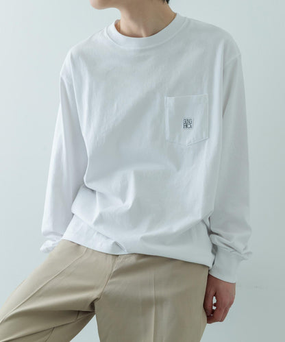 『聯名』GUNGHO×ITEMS 口袋長袖T恤
