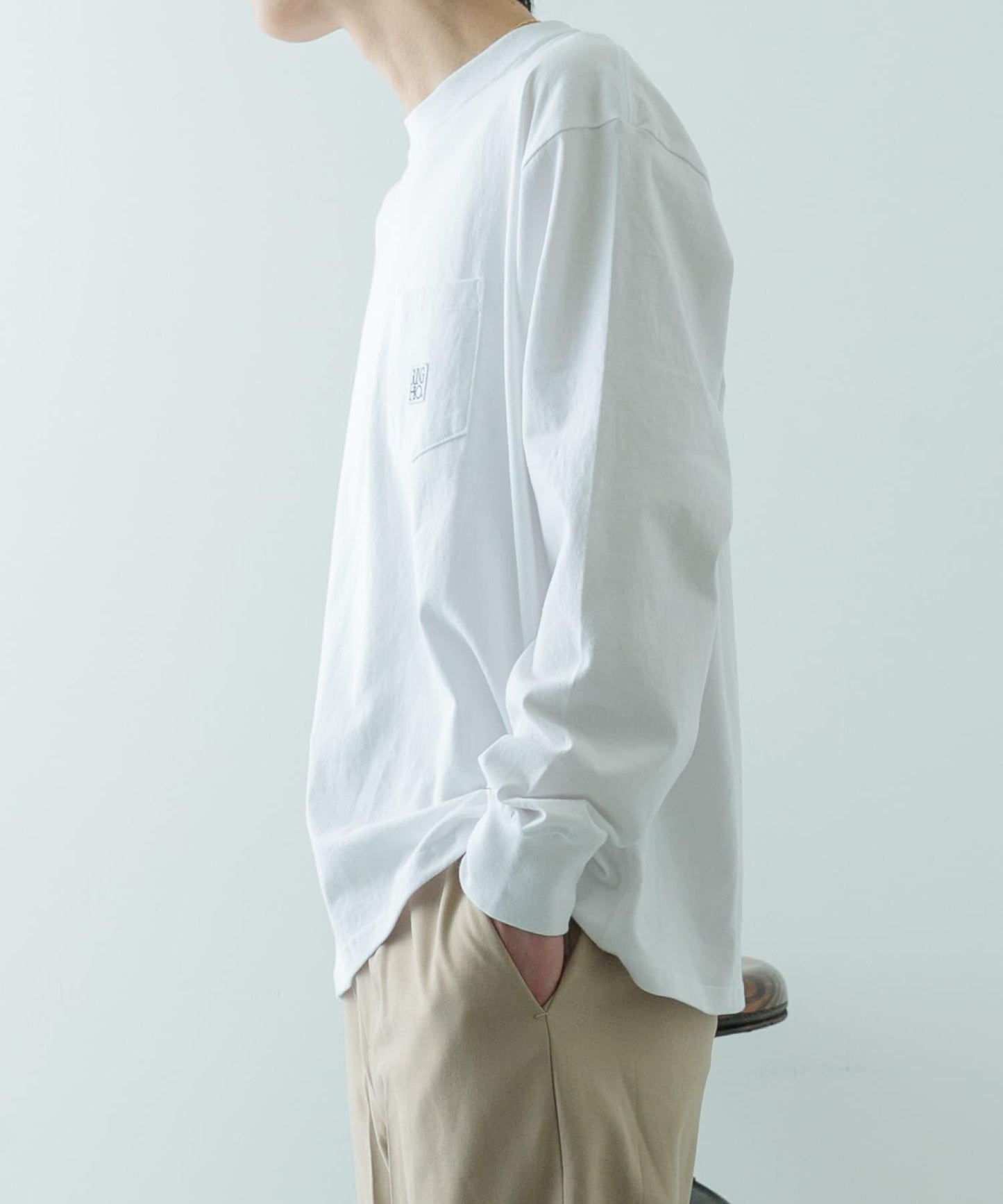 『聯名』GUNGHO×ITEMS 口袋長袖T恤