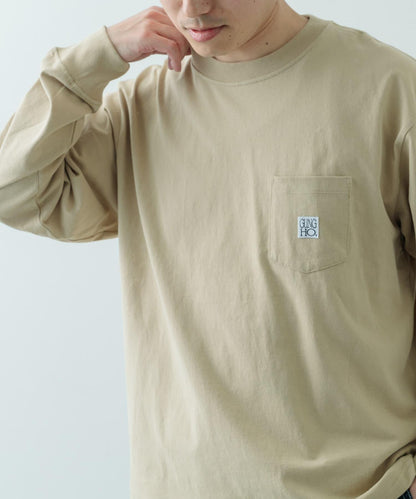 『聯名』GUNGHO×ITEMS 口袋長袖T恤