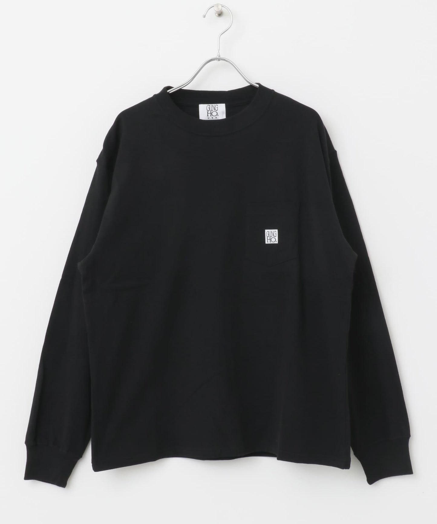 『聯名』GUNGHO×ITEMS 口袋長袖T恤