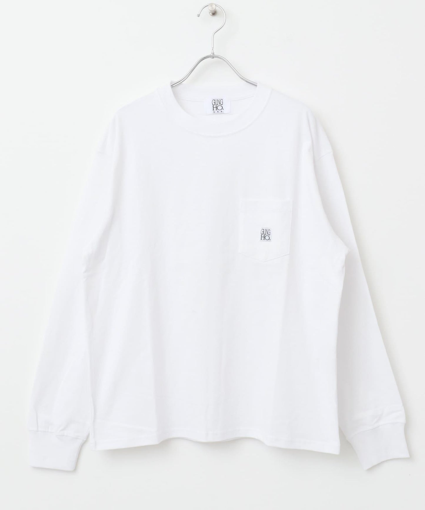 『聯名』GUNGHO×ITEMS 口袋長袖T恤