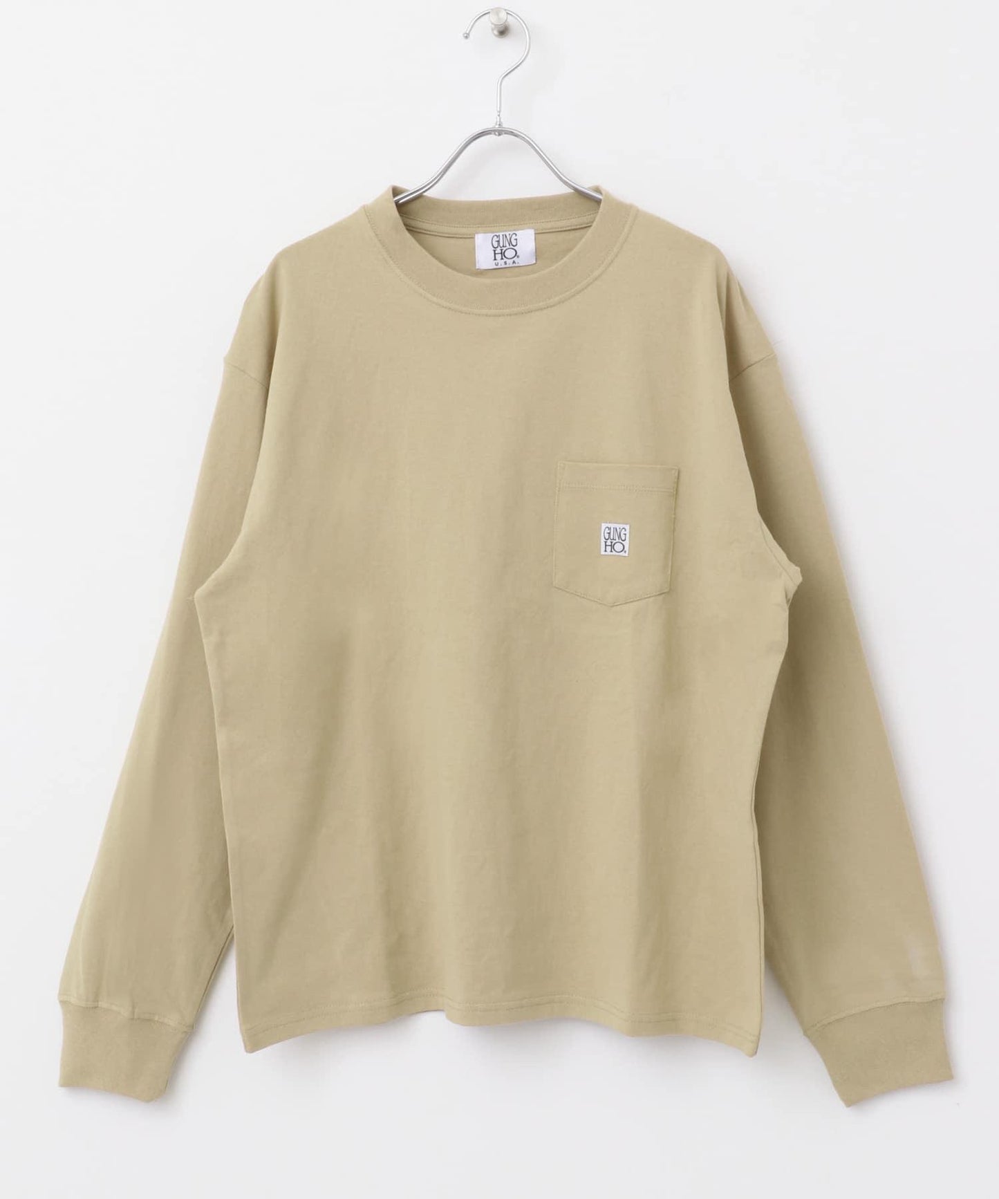 『聯名』GUNGHO×ITEMS 口袋長袖T恤