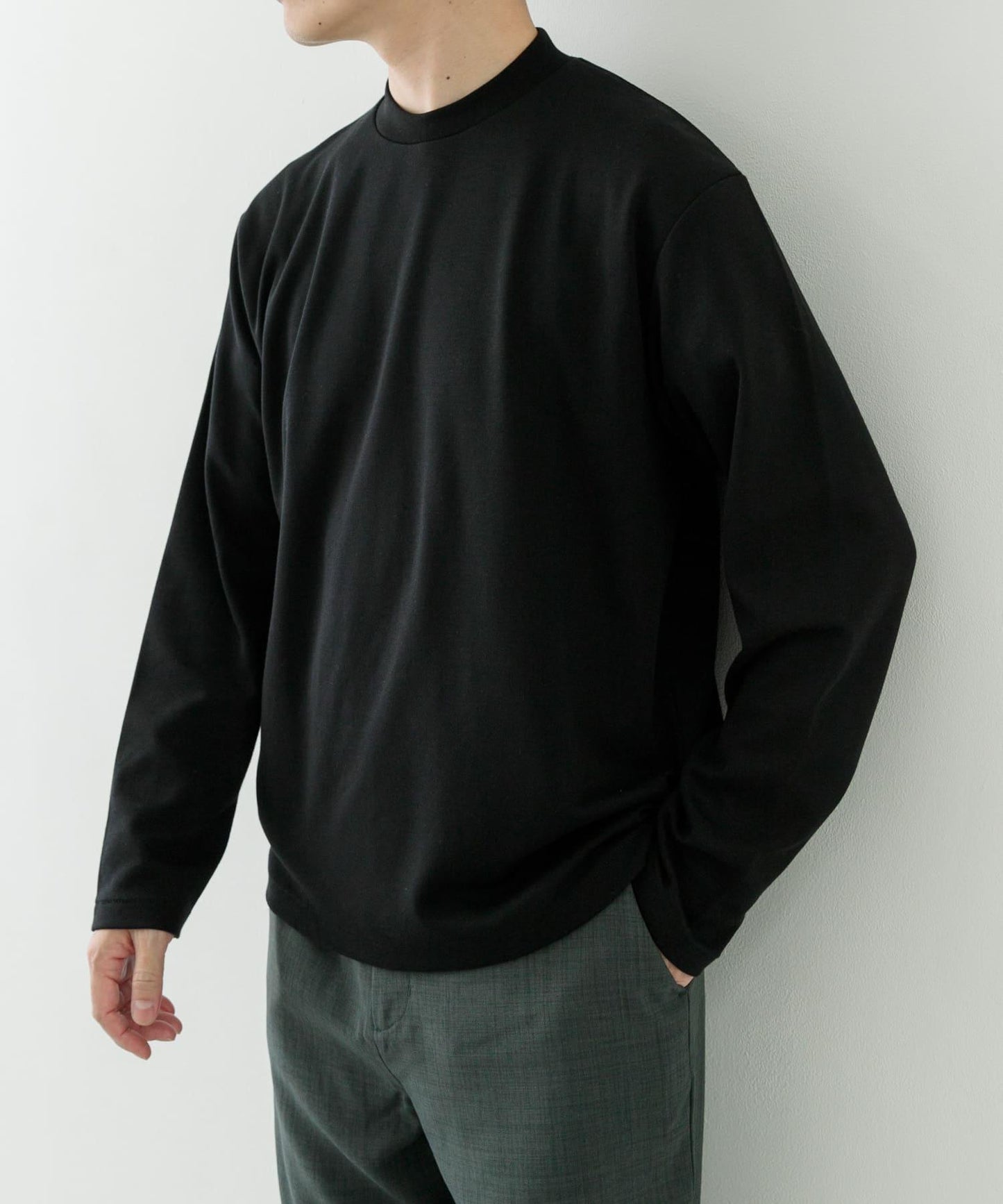 長袖針織T恤 for Jacket