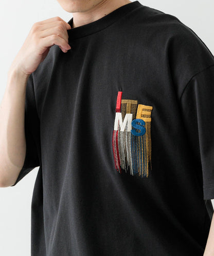 流蘇刺繡T恤 Logo