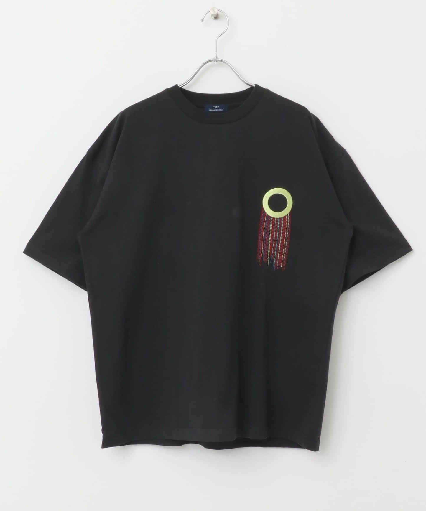 流蘇刺繡T恤 圓形