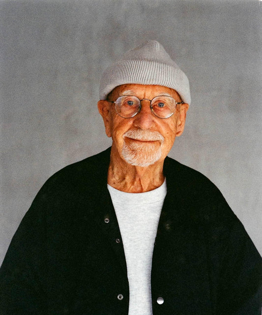 寬鬆復古卷邊針織帽