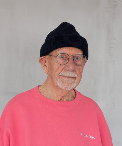 寬鬆復古卷邊針織帽