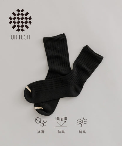 『UR TECH』寬鬆羅紋襪
