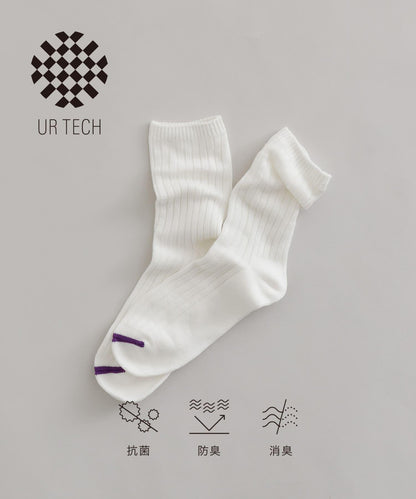 『UR TECH』寬鬆羅紋襪