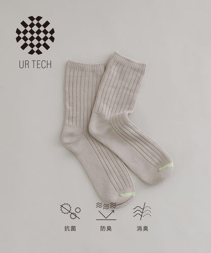 『UR TECH』寬鬆羅紋襪