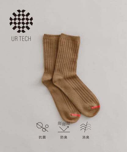 『UR TECH』寬鬆羅紋襪