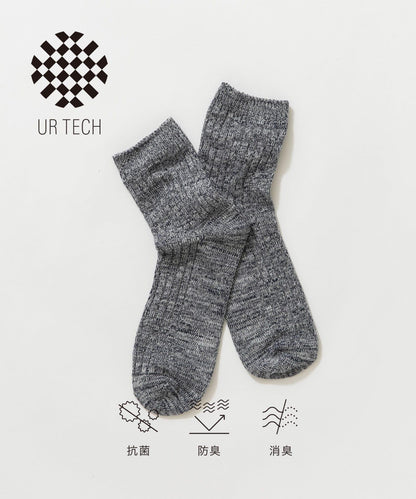 『UR TECH』拼色短襪