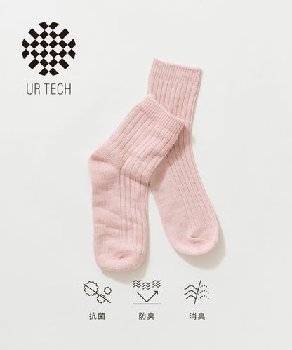 『UR TECH』拼色短襪
