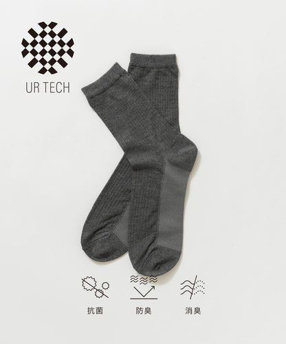 『UR TECH』鏤空透膚短襪