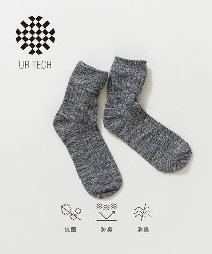 『UR TECH』拼色短襪