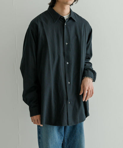 new basic 牛仔染色襯衫