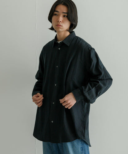 new basic 牛仔染色襯衫