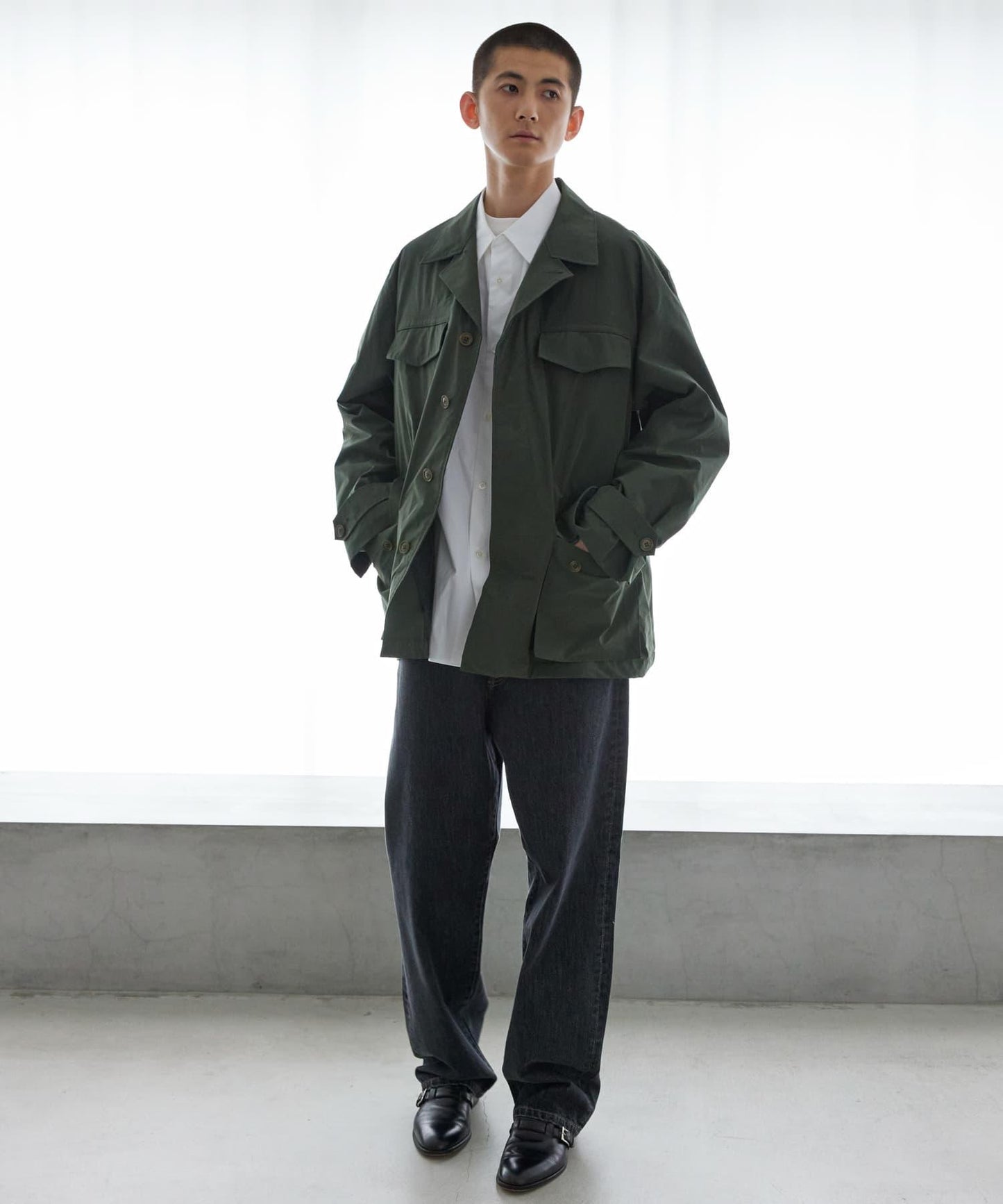 new basic 尼龍款 M-47 夾克