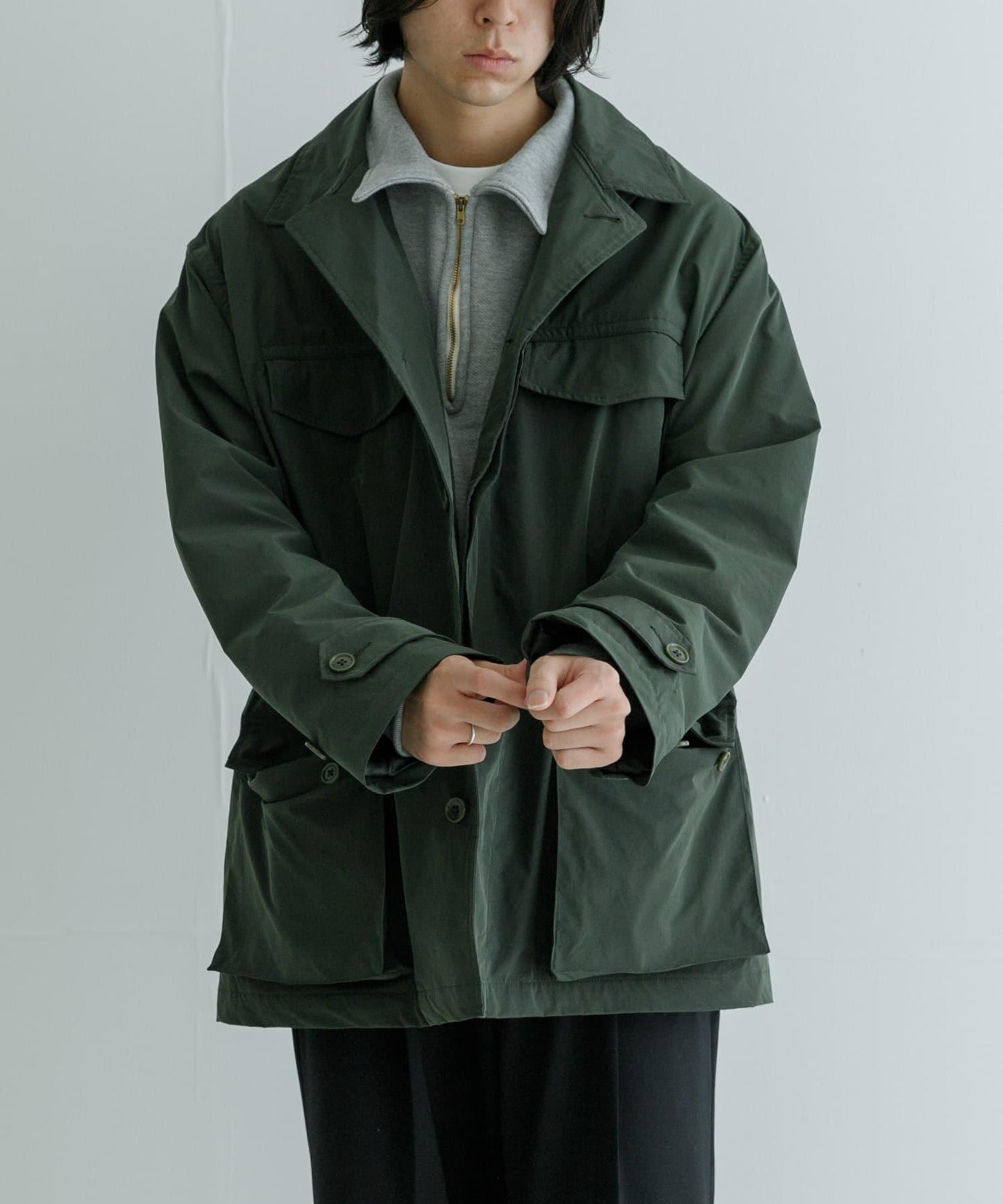 new basic 尼龍款 M-47 夾克