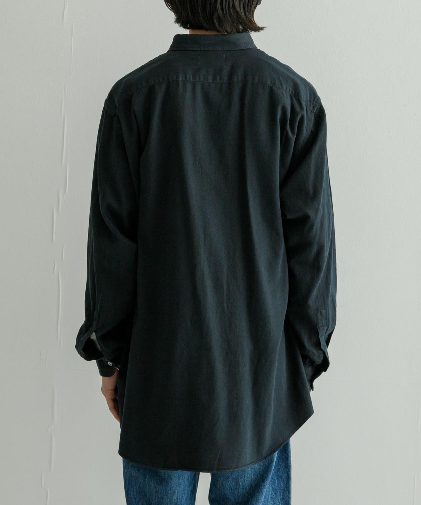 new basic 牛仔染色襯衫