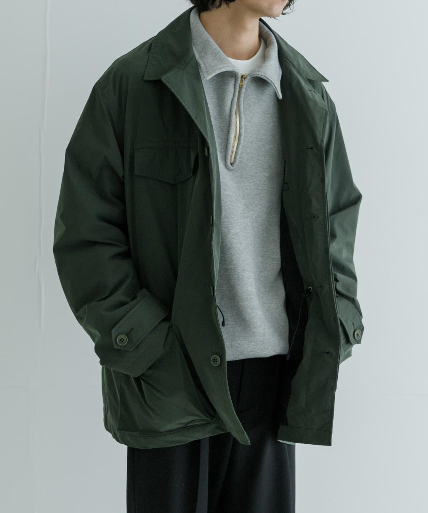 new basic 尼龍款 M-47 夾克