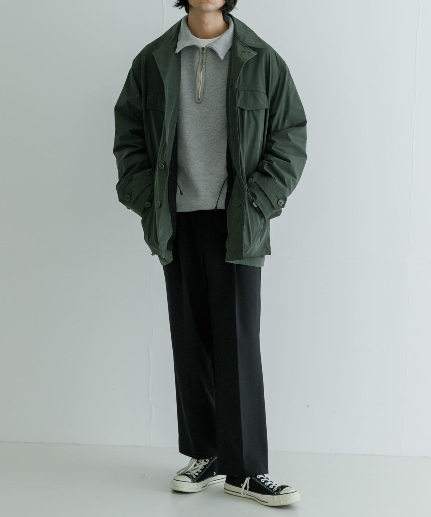 new basic 尼龍款 M-47 夾克