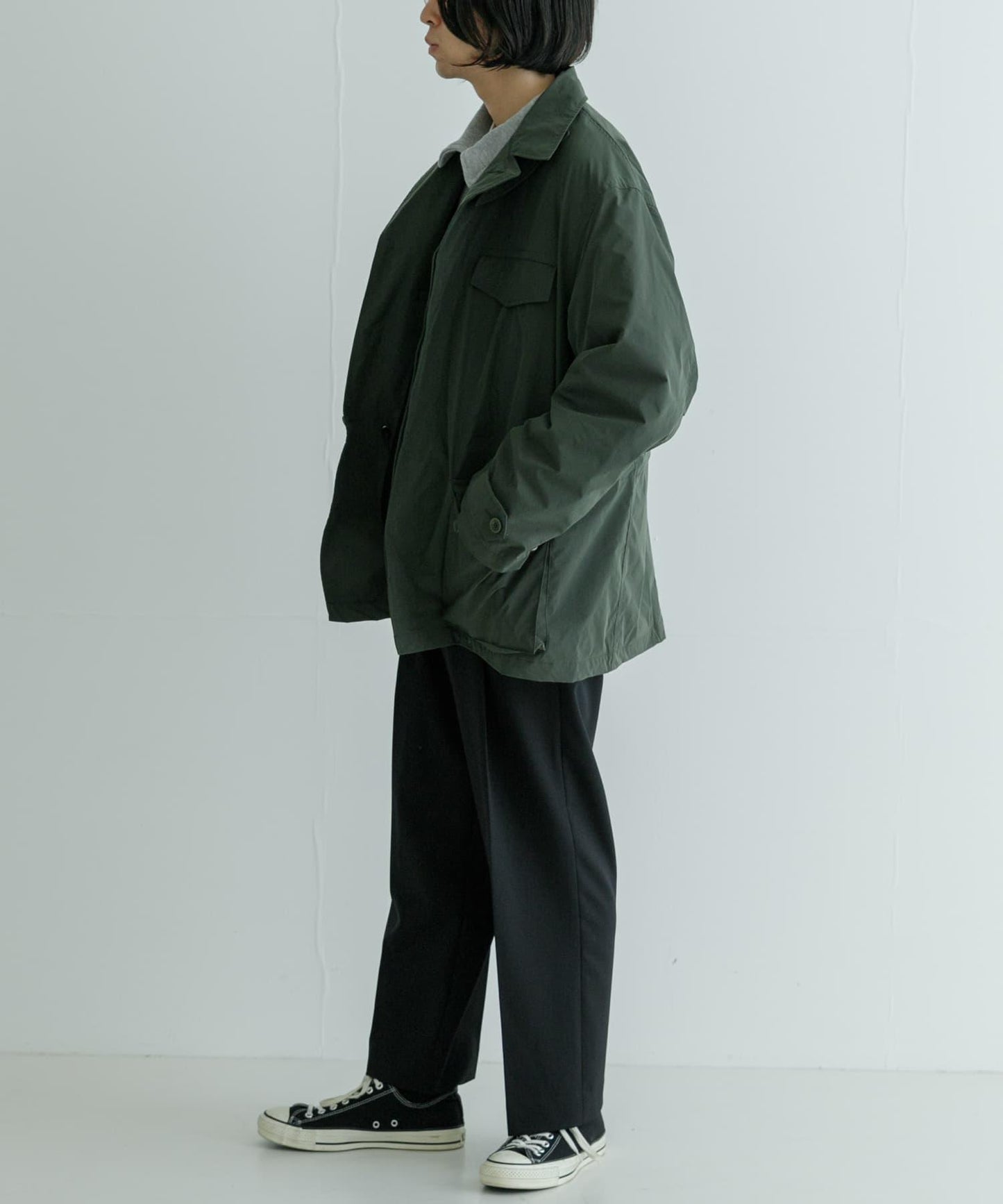 new basic 尼龍款 M-47 夾克