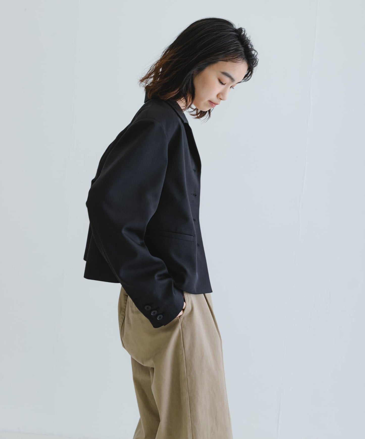 new basic 盒型短款夾克