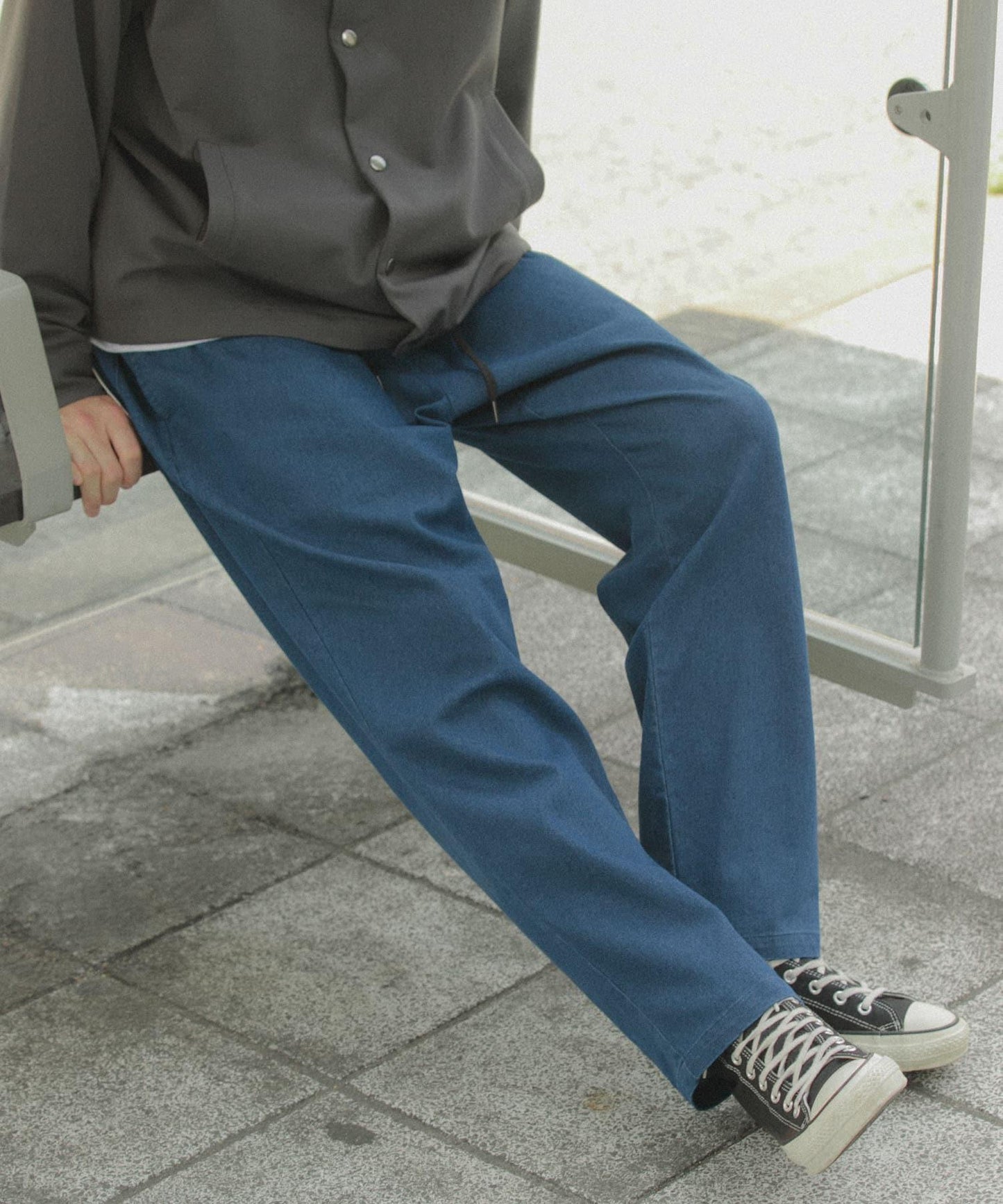 高彈力休閒褲
