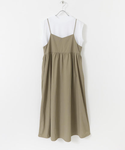 法式T恤×吊帶連衣裙套裝
