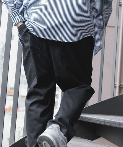 高彈力休閒褲