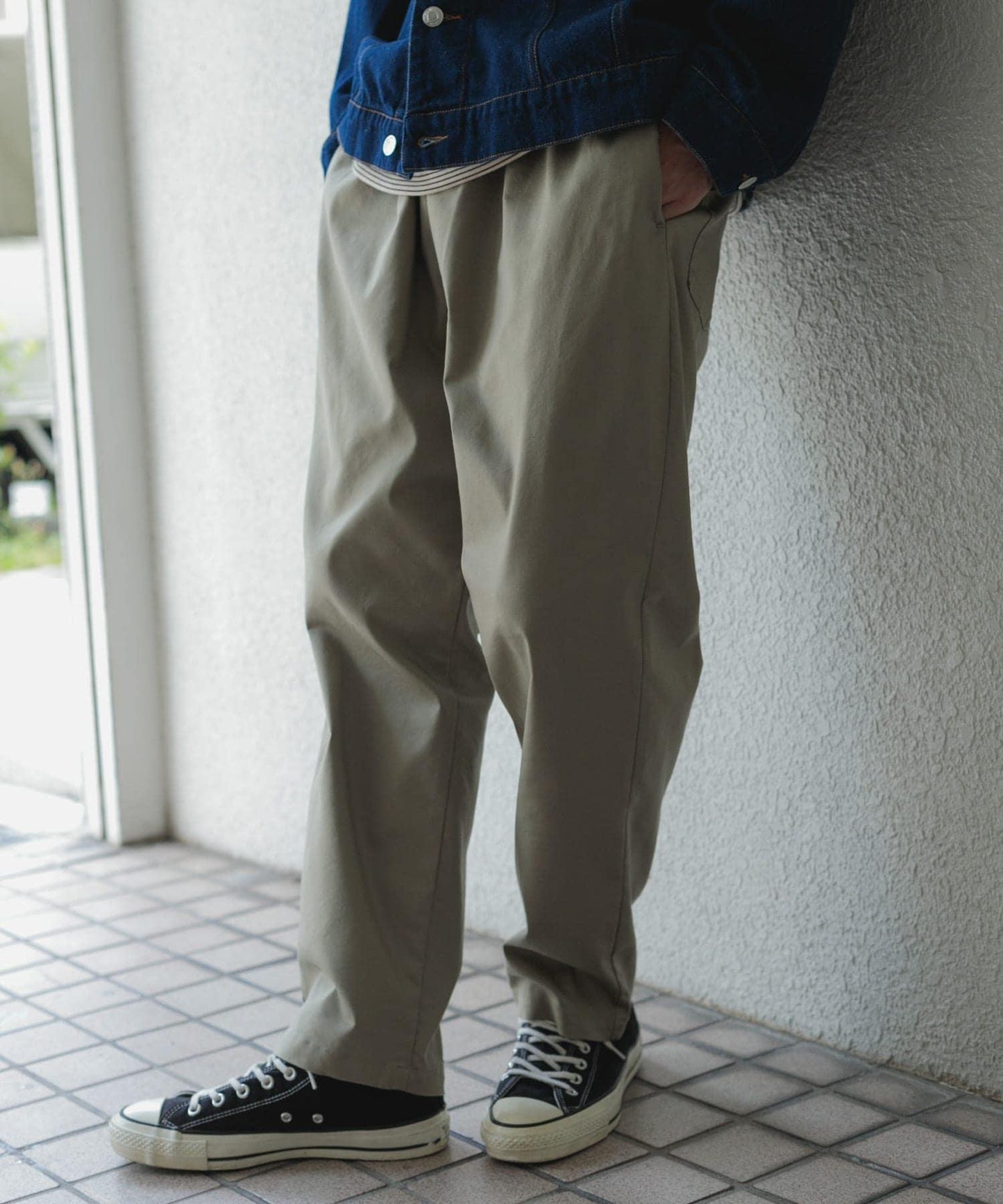 高彈力休閒褲