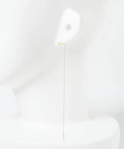 TOM WOOD Sleek金色耳鏈 140mm