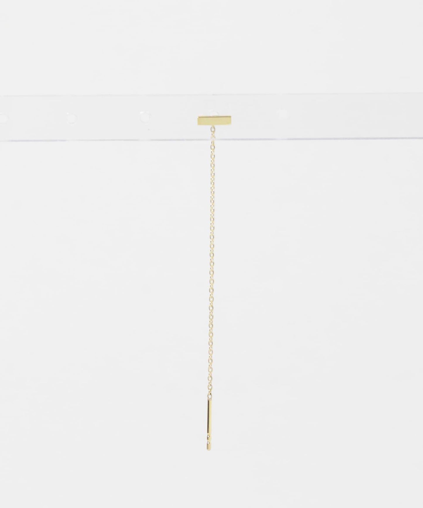 TOM WOOD 簡約金色耳鏈 64mm