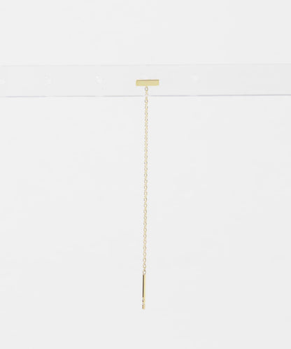 TOM WOOD 簡約金色耳鏈 64mm