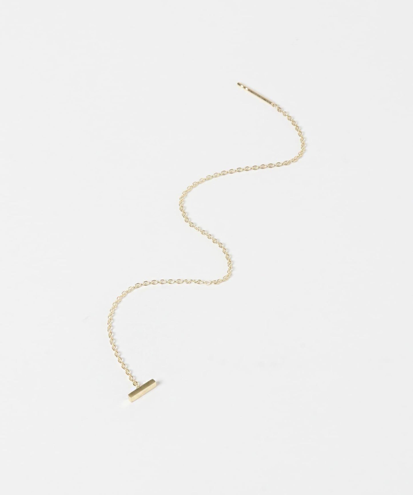 TOM WOOD Sleek金色耳鏈 140mm