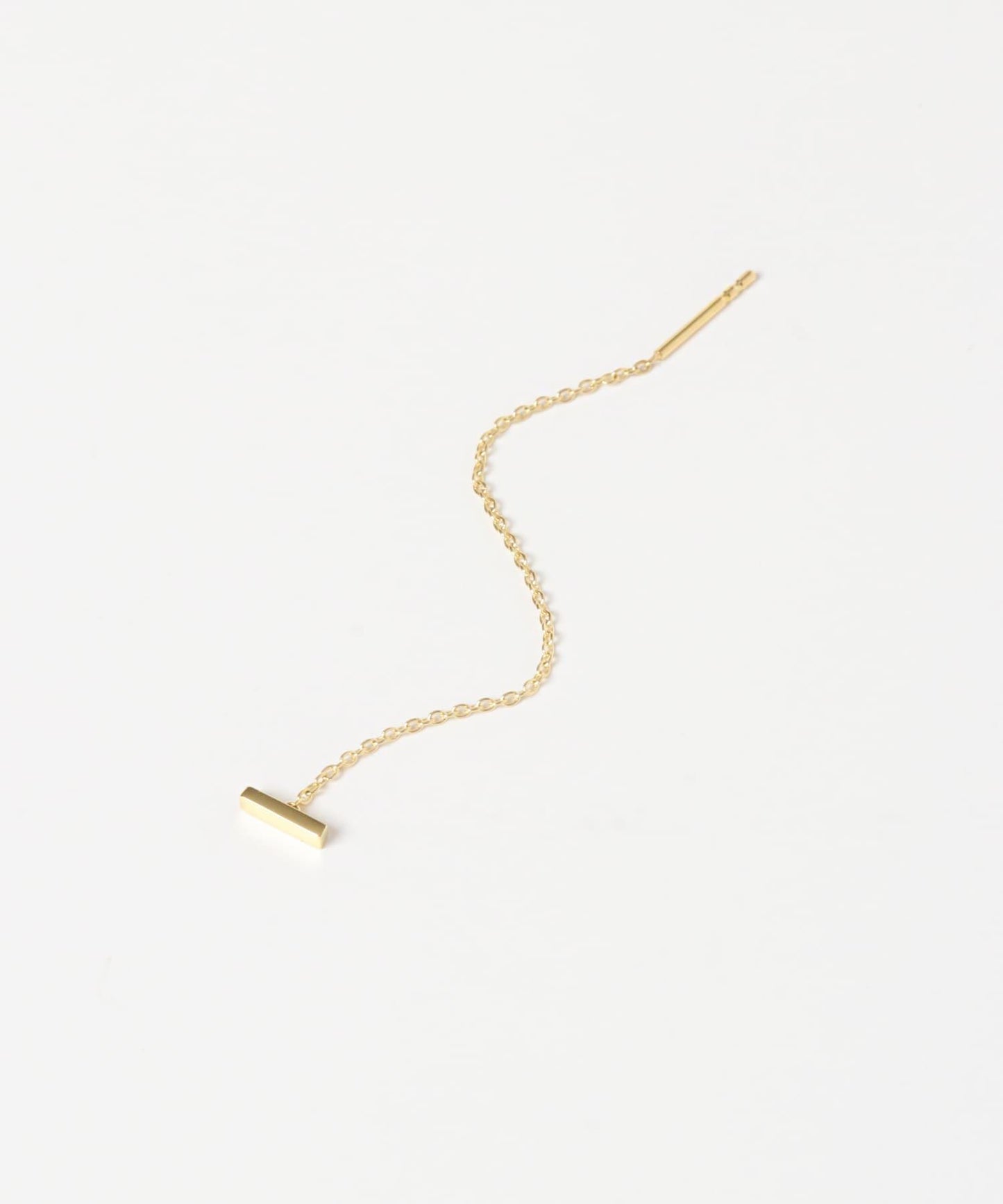 TOM WOOD 簡約金色耳鏈 64mm