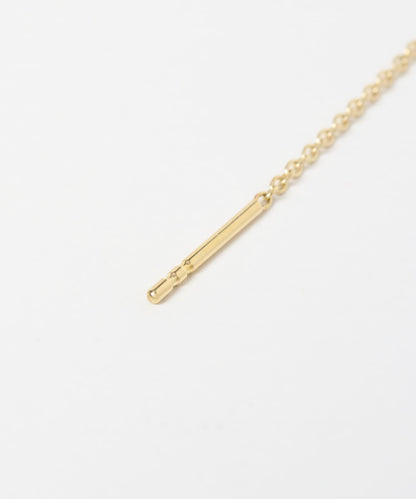 TOM WOOD 簡約金色耳鏈 64mm