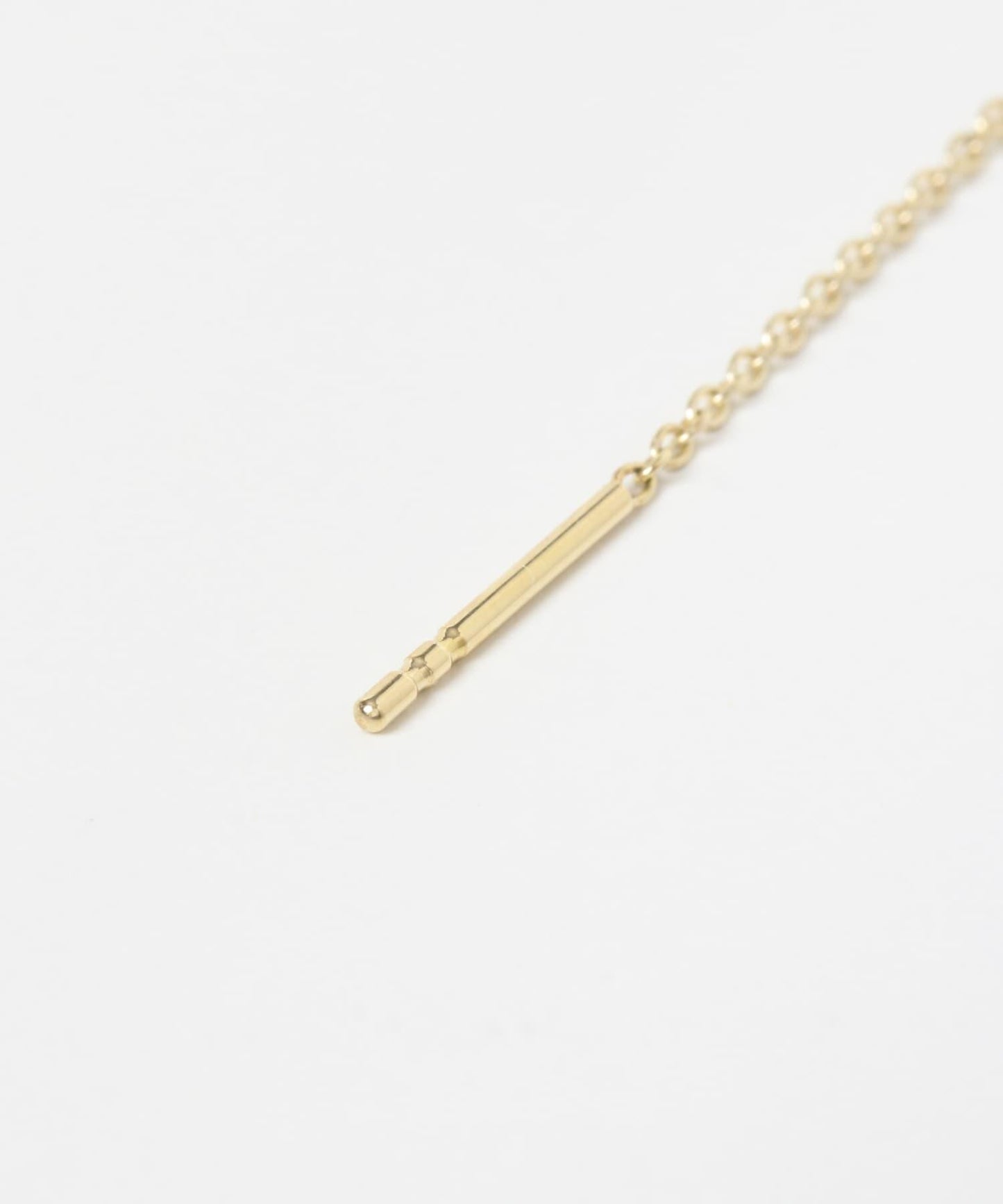 TOM WOOD Sleek金色耳鏈 140mm