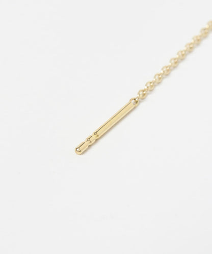 TOM WOOD Sleek金色耳鏈 140mm