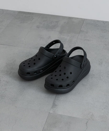 Crocs 厚底洞洞鞋