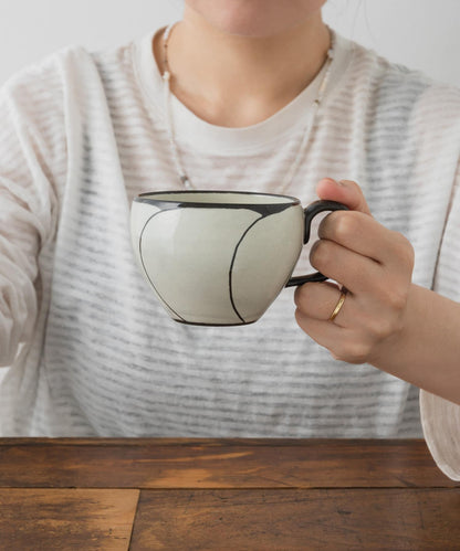 利左エ門窯 NEZIRI・梅花迷你馬克杯