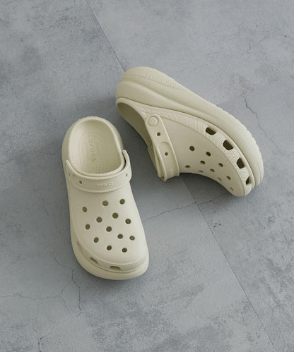 Crocs 厚底洞洞鞋