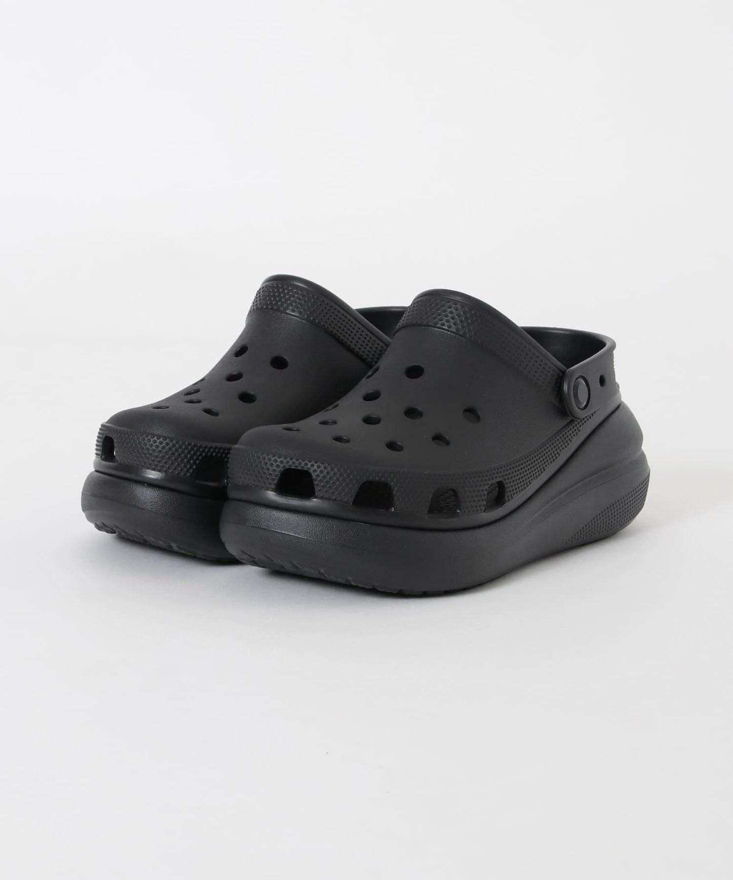 Crocs 厚底洞洞鞋