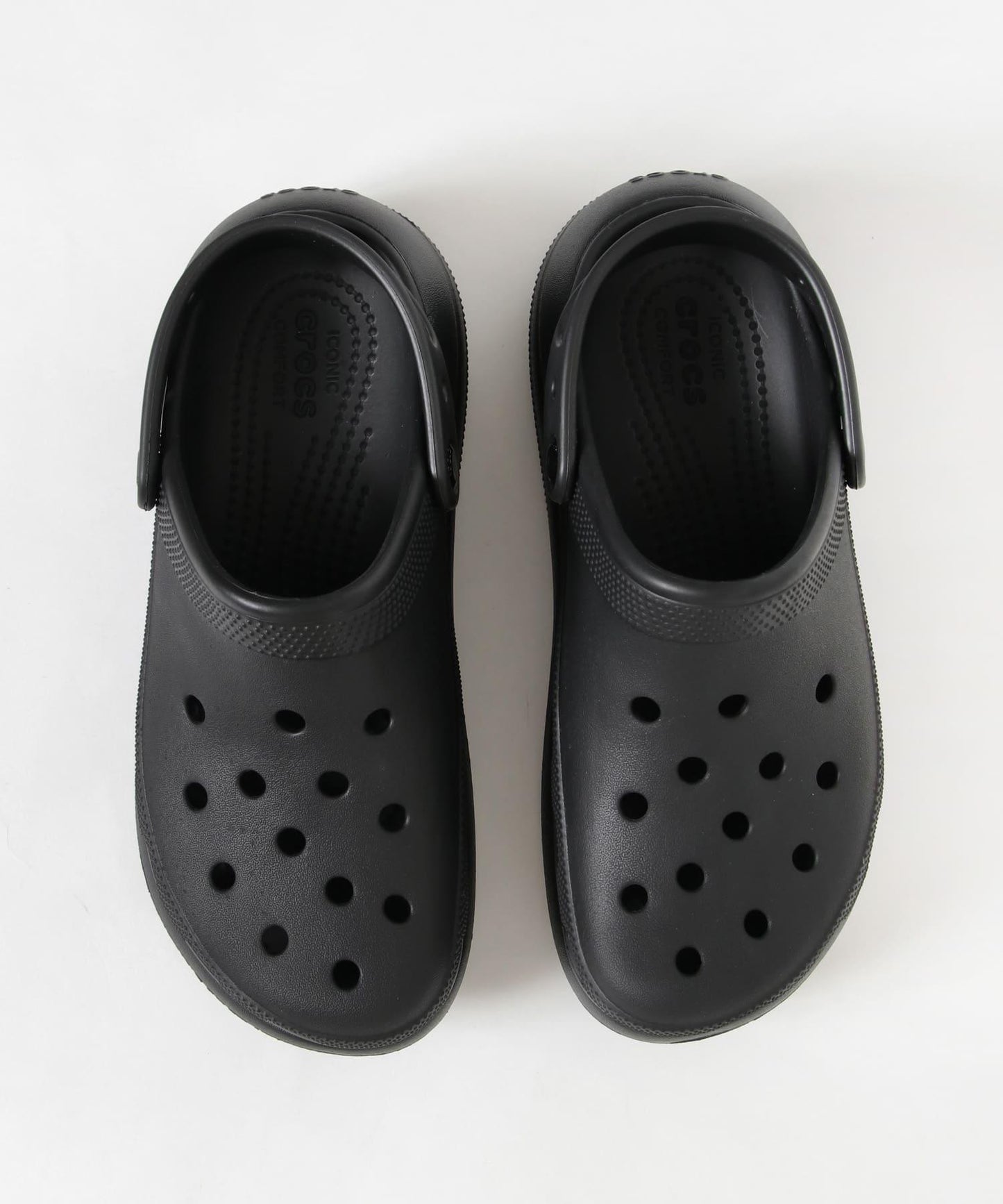 Crocs 厚底洞洞鞋