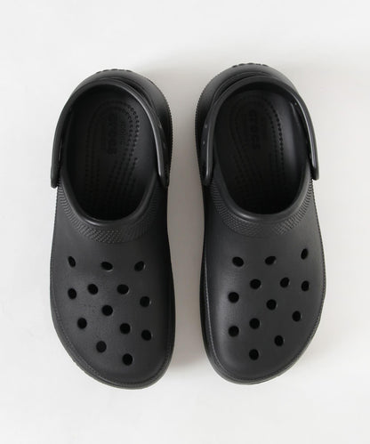 Crocs 厚底洞洞鞋
