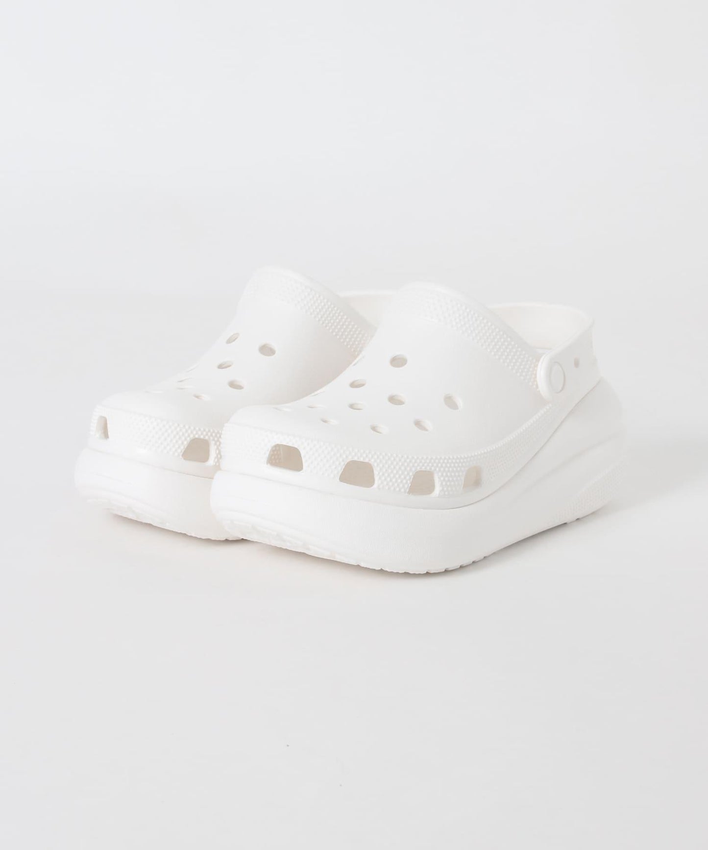 Crocs 厚底洞洞鞋