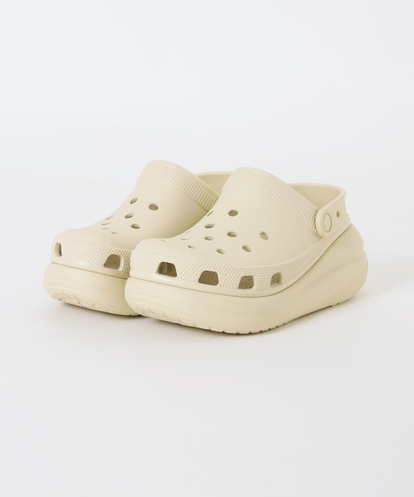 Crocs 厚底洞洞鞋