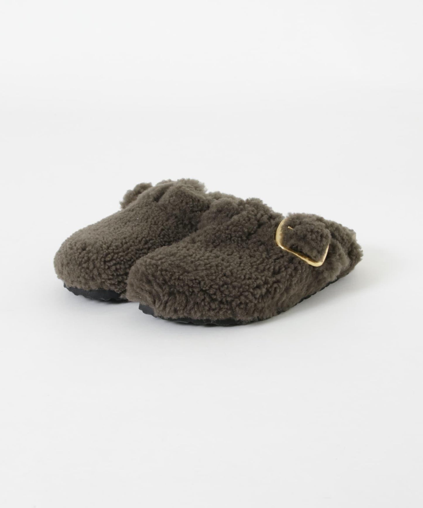 BIRKENSTOCK BOSTON 大扣泰迪毛拖鞋