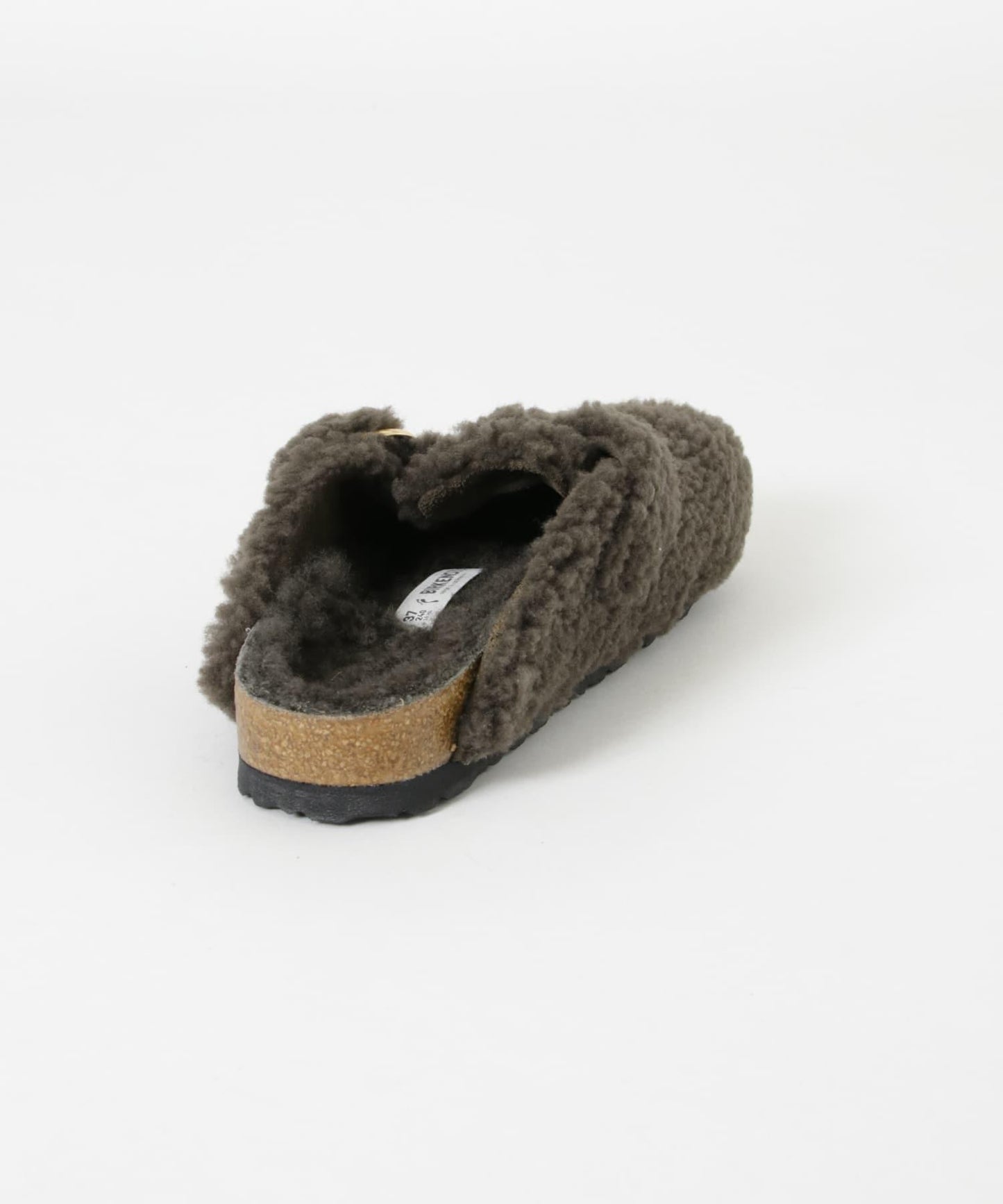 BIRKENSTOCK BOSTON 大扣泰迪毛拖鞋